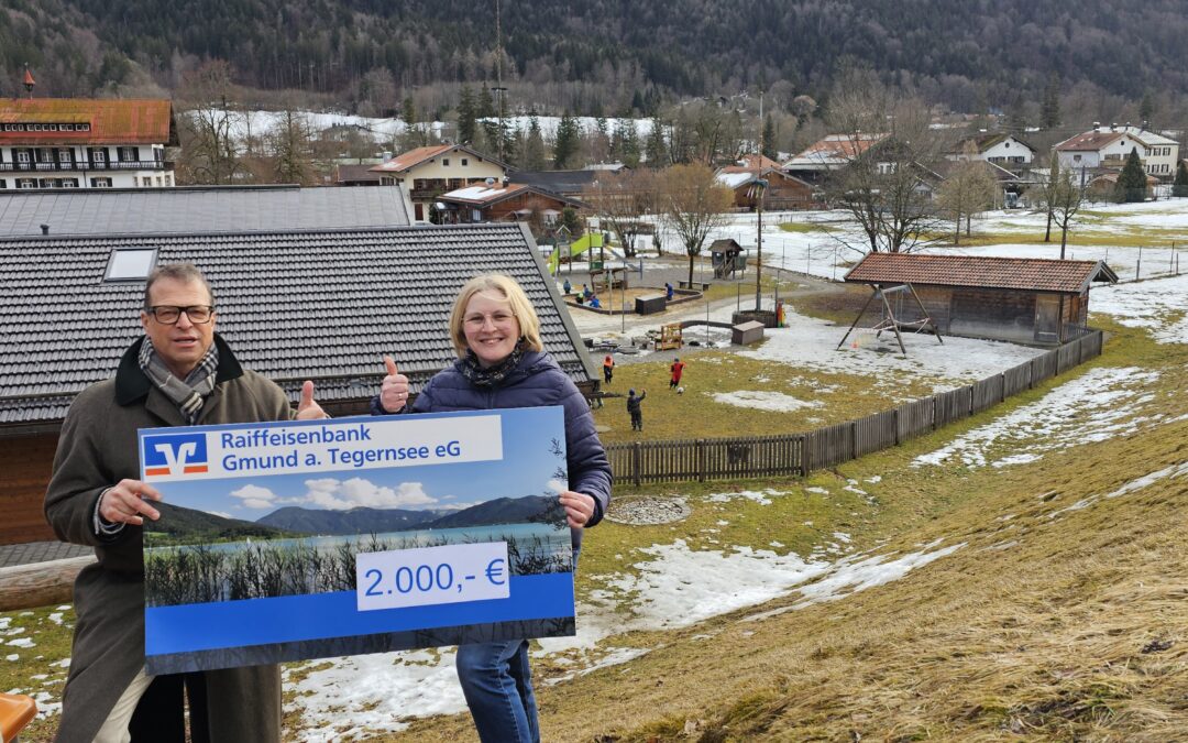 Spende an den Kindergarten Kreuth